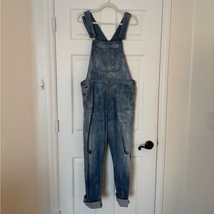 Citizens of Humanity Distressed Denim Overalls